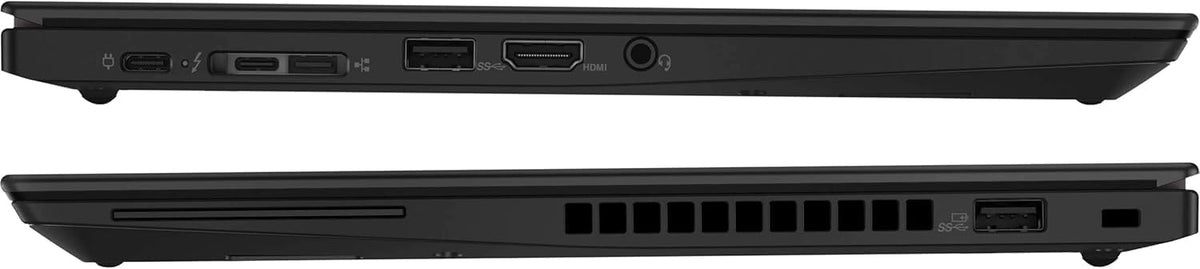 Lenovo ThinkPad T490s Laptop de afaceri, 14 inch FHD (1920x1080), Intel Core i7-8665U, 16 GB RAM, 256 GB SSD, tastatură US QWERTY, Windows 11 Pro (recondiționat)
