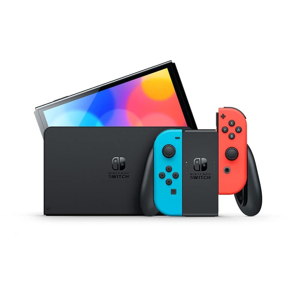 Nintendo Switch (OLED model) Neon Red/Neon Blue - HEGSKABAA
