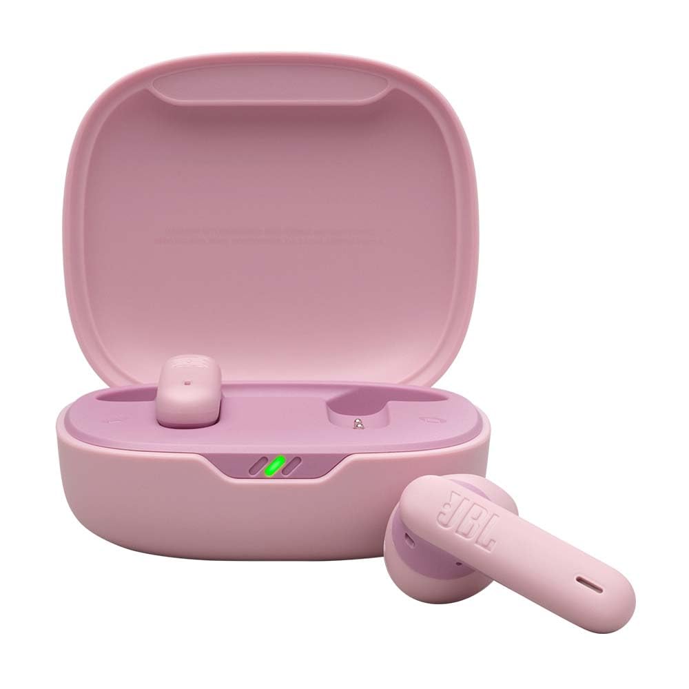 JBL Wave Flex 2, wireless Bluetooth in-ear headphones with 40 h playback time, JBL Pure Bass Sound, Smart Ambient technology, IP54 water and dust protected, multipoint connection, pink - JBLWFLEX2PIK