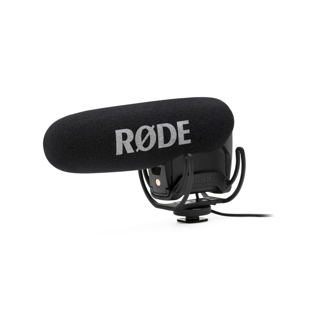 RØDE VideoMic Pro Professional Directional Microphone with High Pass Filter and Pad for Video Recording and Content Creation (Black) - VMPR