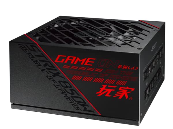 ASUS ROG Strix 850G sursa de alimentare (850 Watt, 80 Plus Gold, răcire 0dB) neagră - 90YE00A3-B0NA00