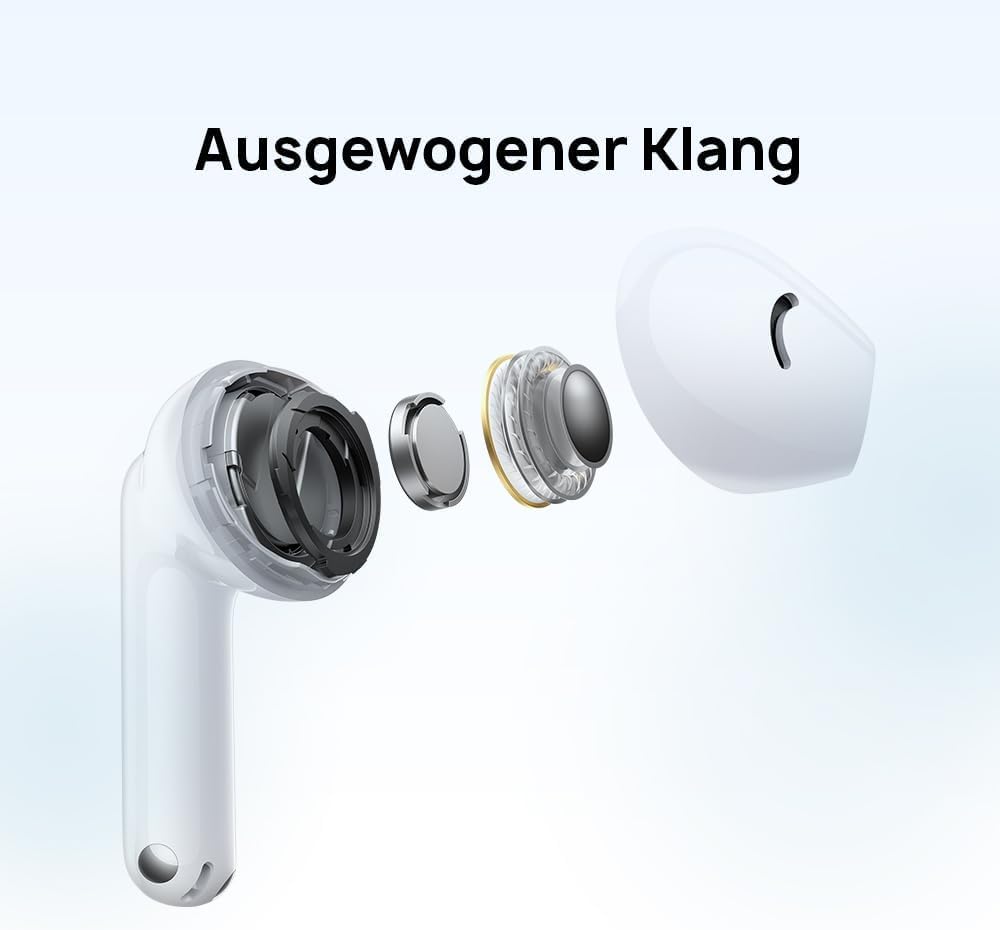 HUAWEI FreeBuds SE 2 wireless headphones, up to 40 hours of battery life, light and comfortable, balanced sound, waterproof, ceramic white - 55036939