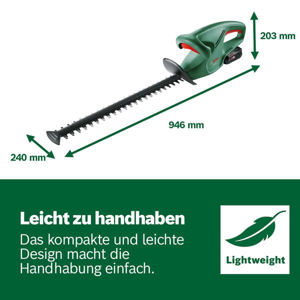 Bosch cordless hedge trimmer EasyHedgeCut 18-45 - 0600849H02