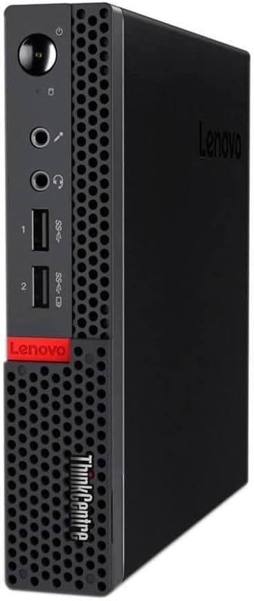 Lenovo ThinkCentre M910q Mini Desktop Computer PC, Intel Core i5-6500, 8 GB RAM, 256 GB SSD, US QWERTY Keyboard, WiFi, Bluetooth, Windows 11 Pro (Refurbished)