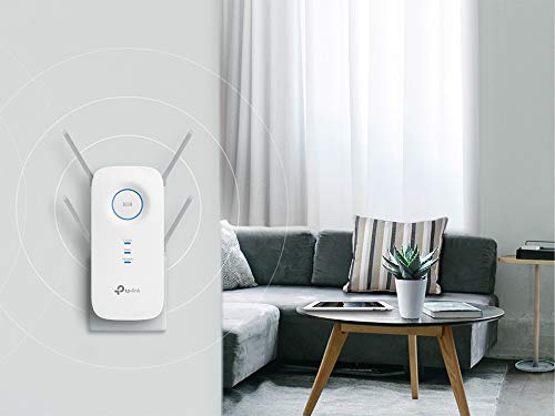 TP-Link RE655 WLAN amplifier repeater AC2600, dual-band AC + N, 1733 Mbit/s 5GHz + 800Mbit/s 2.4GHz, gigabit LAN port, 4*4-MU-MIMO, app control, maximum coverage