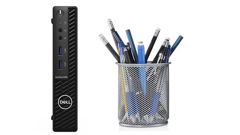 Dell OptiPlex 3080 Mini Desktop-PC, Intel Core i5-10500T, 16GB RAM, 512GB SSD, US-Layout, QWERTY, WiFi, Bluetooth, Windows 11 Pro (Refurbished)