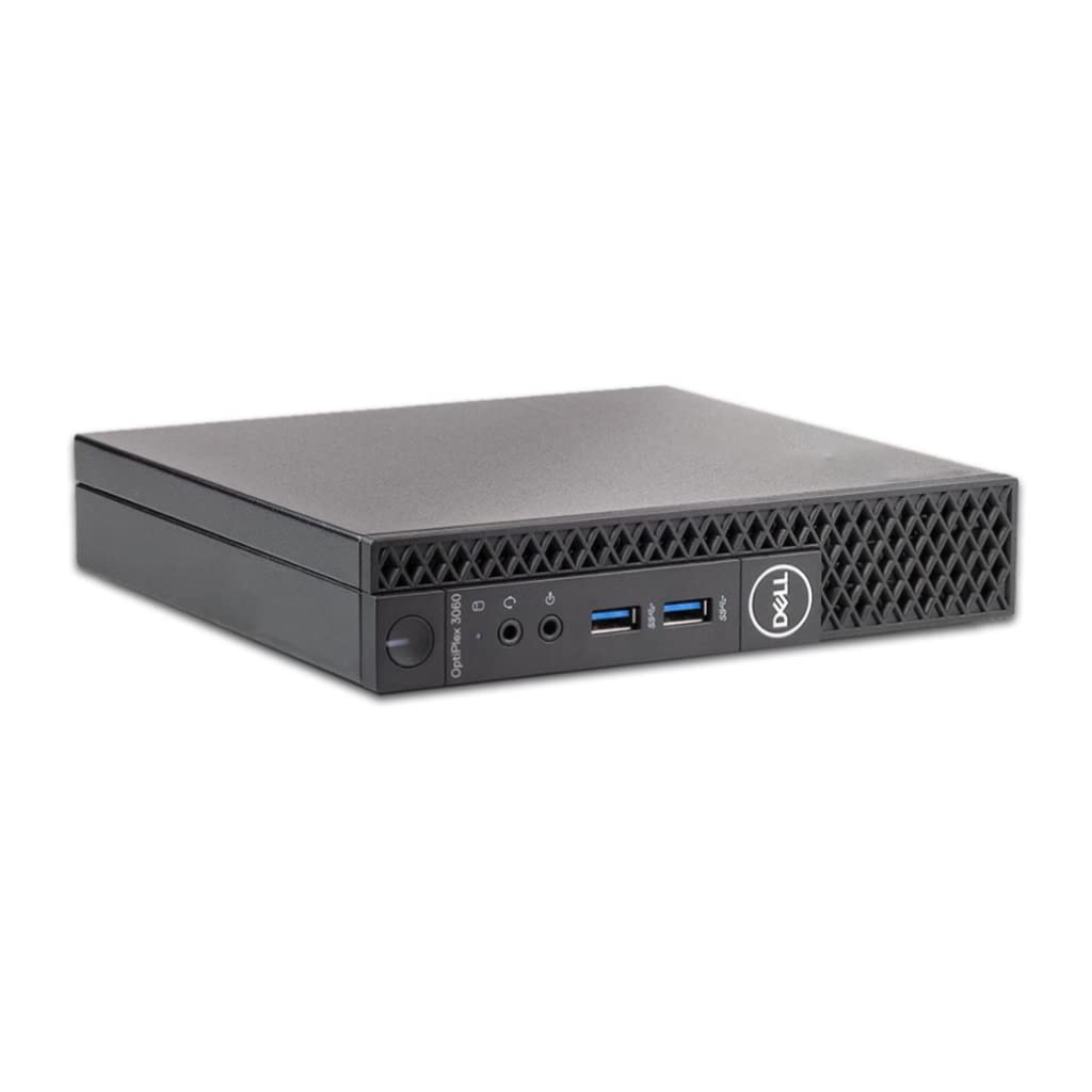 Dell OptiPlex 3060 Micro Intel Six Core i5 8500T 256GB SSD Hard Drive 8GB RAM Windows 11 Pro including Wi-Fi & Bluetooth Desktop Computer Mini PC (Refurbished) - 10004603