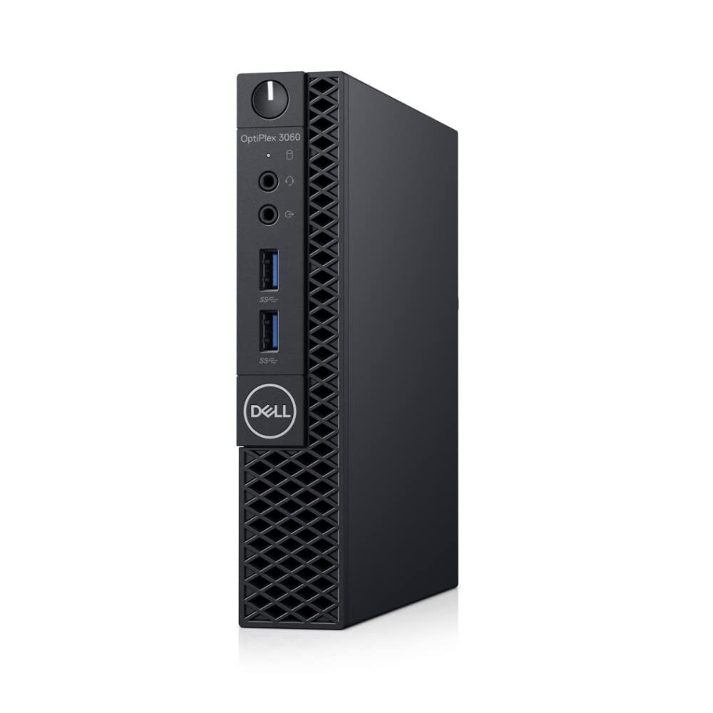 Dell OptiPlex 3060 Micro Intel Six Core i5 8500T 256GB SSD Hard Drive 8GB RAM Windows 11 Pro including Wi-Fi & Bluetooth Desktop Computer Mini PC (Refurbished) - 10004603