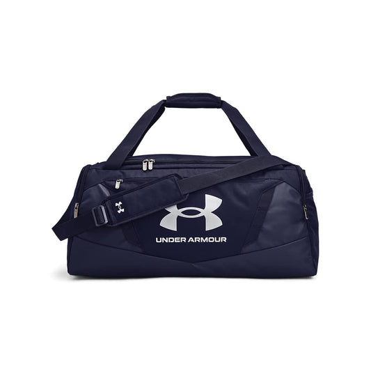 Ua Unisex Ua Undeniable 5.0 Duffle Md Midnight Navy / Midnight Navy / Metallic Silver Osfm - 1369223