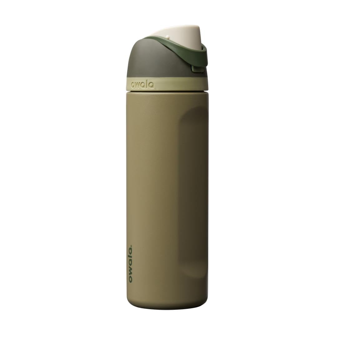 Owala FreeSip Insulated Stainless Steel Drinking Bottle with Straw, 710ml - BPA Free, Ideal for Sports, Fitness, Outdoor and Travel, Off Road - C08790