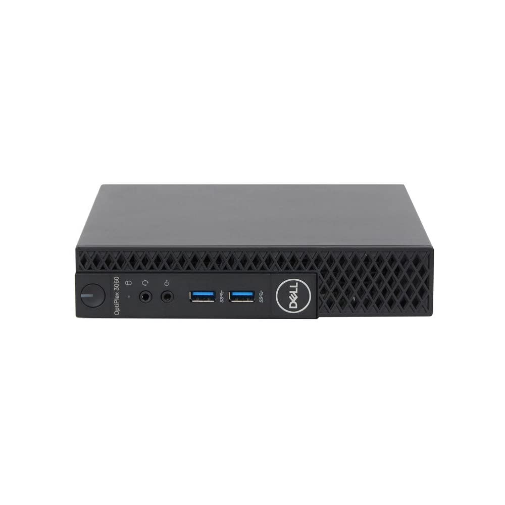 Dell OptiPlex 3060 Micro Intel Six Core i5 8500T 256GB SSD Hard Drive 8GB RAM Windows 11 Pro including Wi-Fi & Bluetooth Desktop Computer Mini PC (Refurbished) - 10004603
