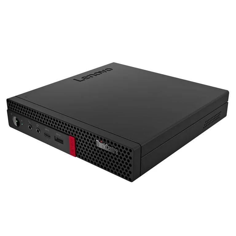 Lenovo ThinkCentre M720q mini PC Desktop, Intel Core i5-8500T, 16GB RAM, 256GB SSD, Wi-Fi, Bluetooth, US QWERTY keyboard, Windows 11 Pro (refurbished)