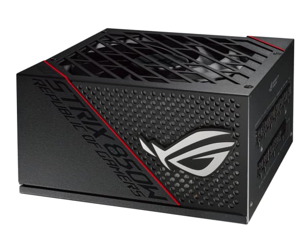 ASUS ROG Strix 850G sursa de alimentare (850 Watt, 80 Plus Gold, răcire 0dB) neagră - 90YE00A3-B0NA00