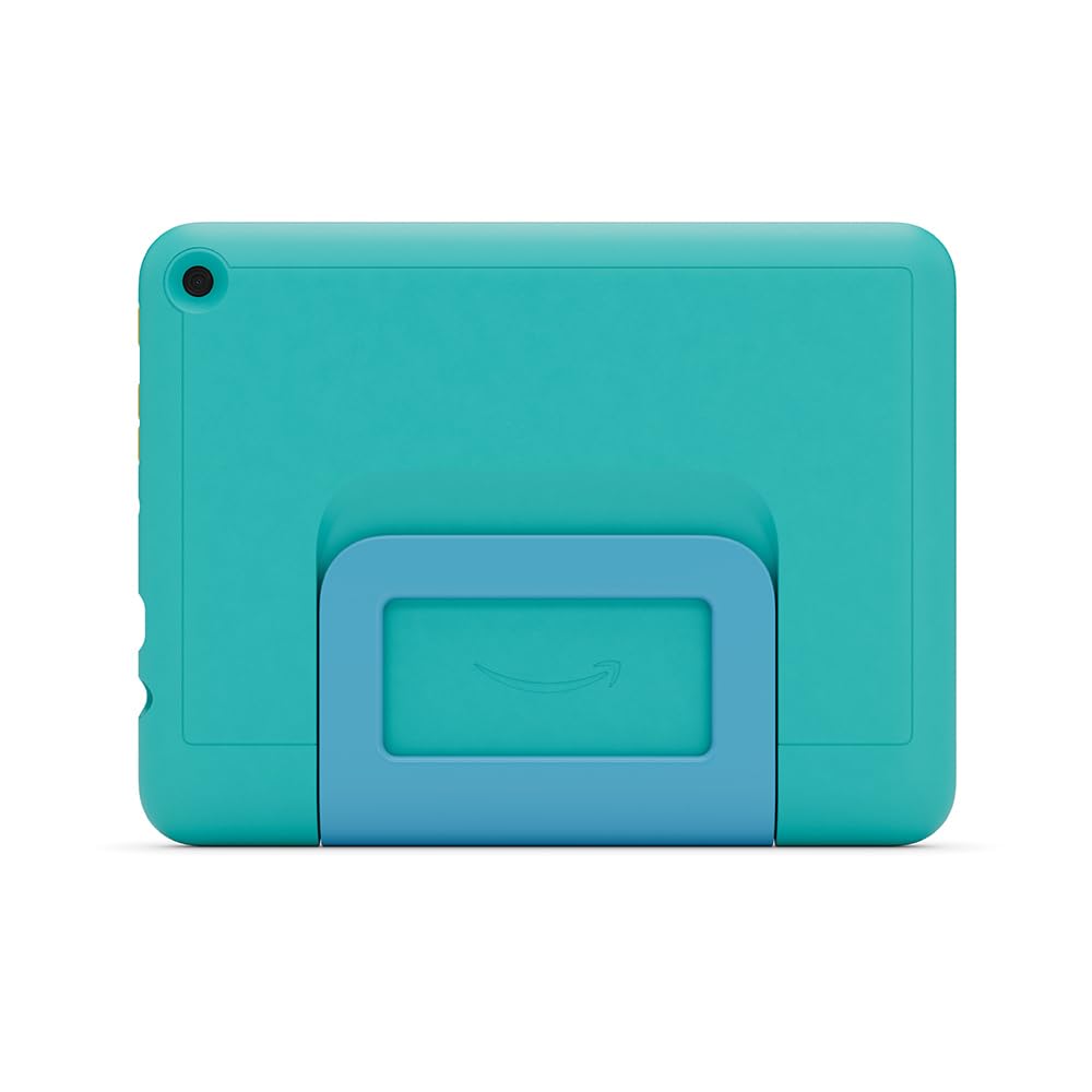 Amazon's new child-friendly case for the Fire HD 8 tablet (only suitable for 12th generation tablets), teal - 53-036068
