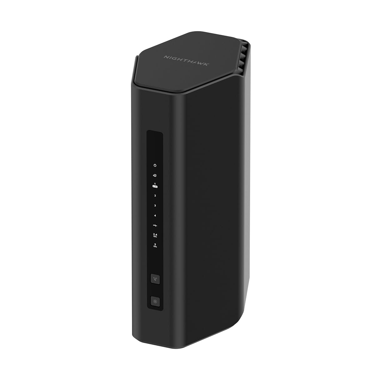 NETGEAR Nighthawk Dual-Band WiFi 7 Router (RS200) – Security features, BE6500 WLAN speed (up to 6.5 Gbps) – covers up to 185 m², supports up to 80 devices – 2.5 GB internet port - RS200-100EUS
