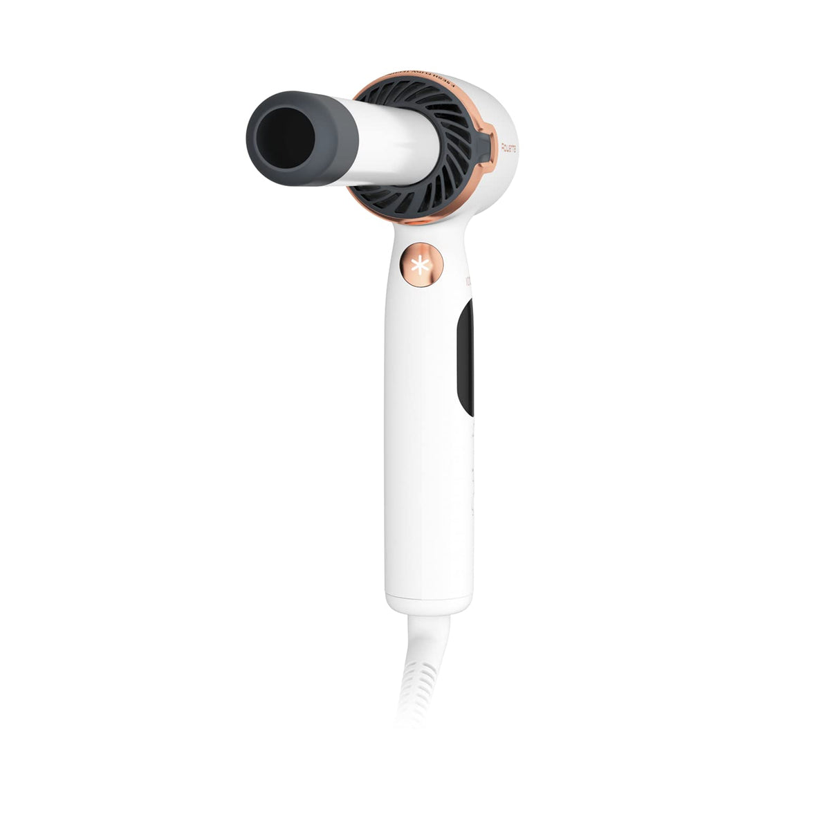 Rowenta CF4310 Ultimate Experience Air Care Curling Iron | new L-shape | gentle airflow | 8 temperature settings from 130°C to 200°C | heats up in 30 seconds | White/Copper | 1 piece (single pack)