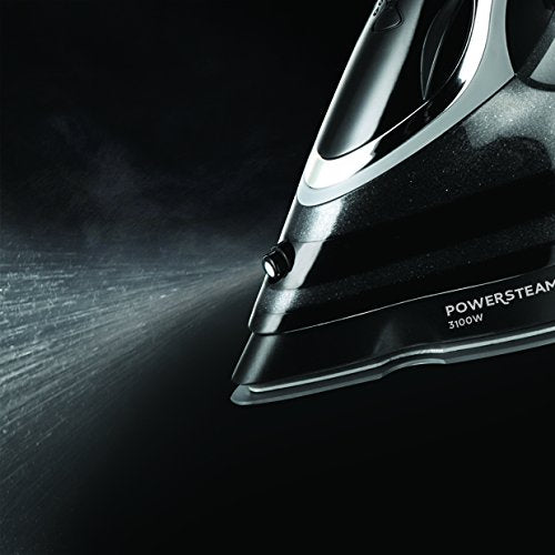Russell Hobbs steam iron [3100W, 210 g extra steam burst] iron power (350ml water tank, ceramic soleplate, self-cleaning & spray water function, anti-limescale & drip stop, 70g/min) 20630-56