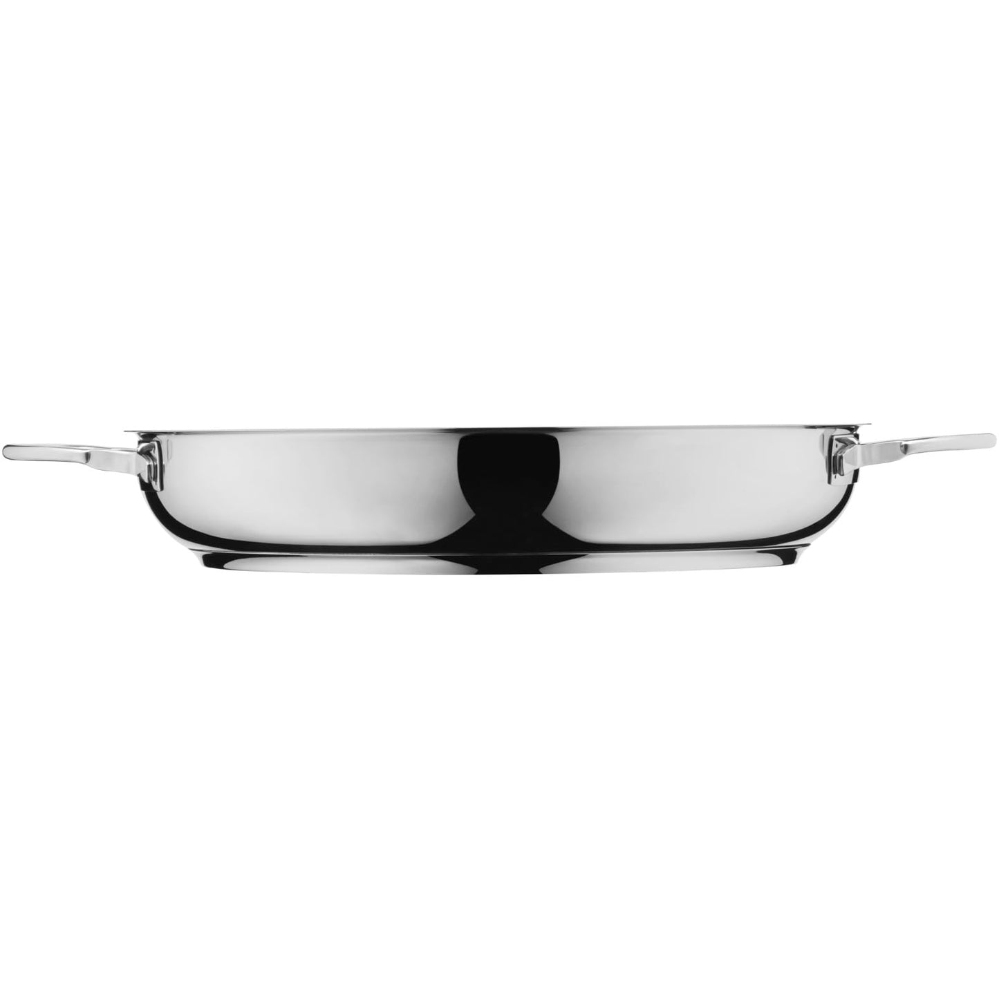 Silit Calabria frying/serving pan 32 cm induction, coated stainless steel, stainless steel handle, oven-safe, for gentle roasting - 2111301783