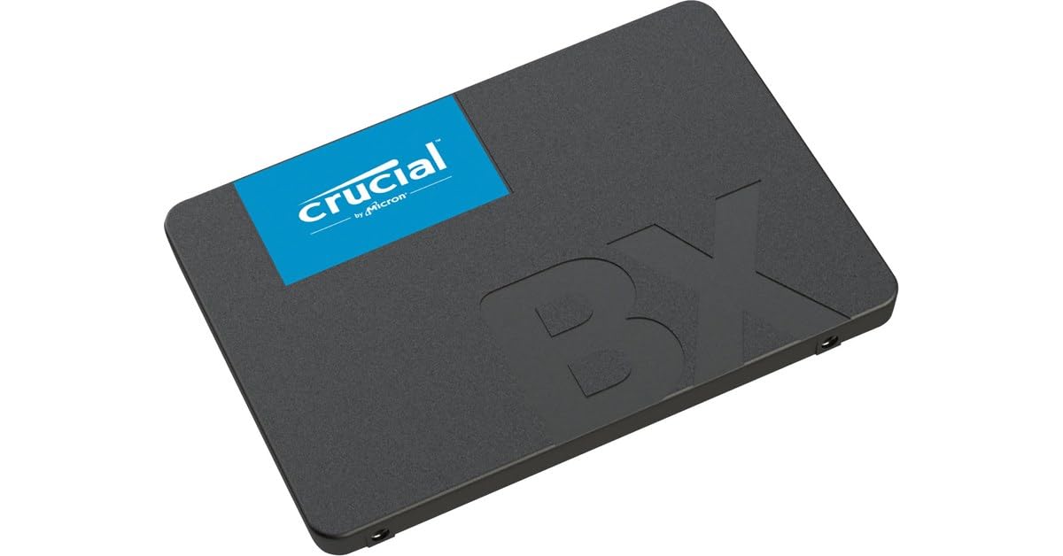 Crucial - Internal SSD - BX500 - 500 GB - 2.5 Inches (ct500bx500sd1) - CT500BX500SSD1