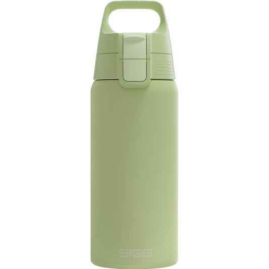 SIGG - Insulated drinking bottle - Thermos bottle Shield Therm One Eco Green - carbonated drinks - leak-proof - dishwasher safe - BPA-free - 90% recycled stainless steel - light green - 0.5L - 6022.20