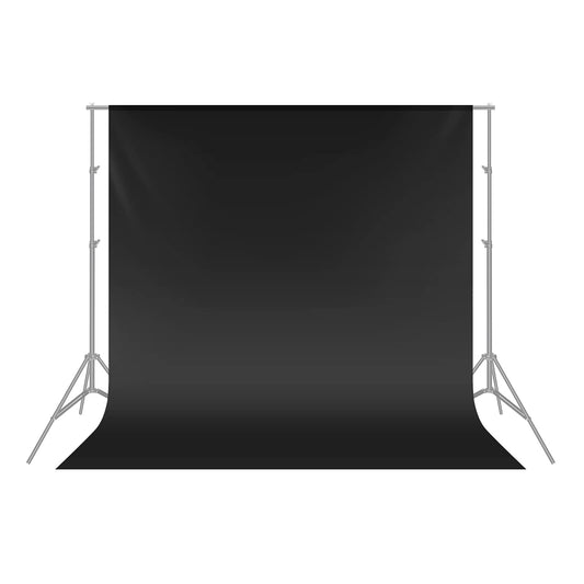 Neewer 6 x 9FT / 1.8 x 2.8M Photo Studio 100% Pure Muslin Foldable Backdrop Background for Photography, Video and TV (Black) - 10083665@@##2