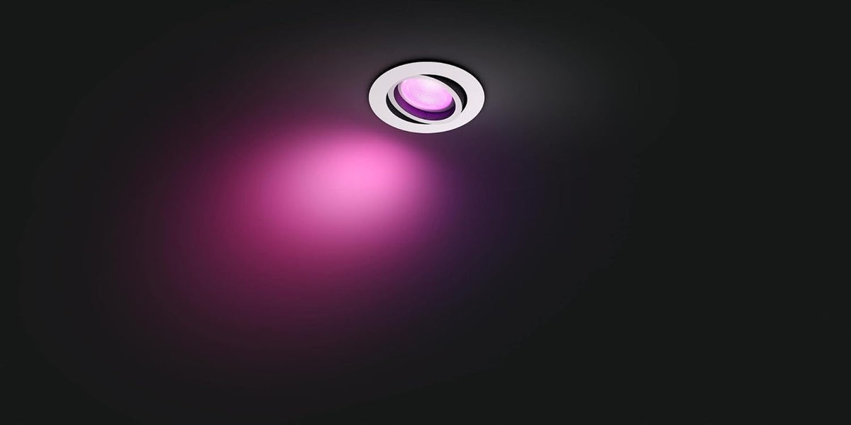 Philips Hue Centura Recessed Spots, Round, 3-Pack, White - 8720169319097