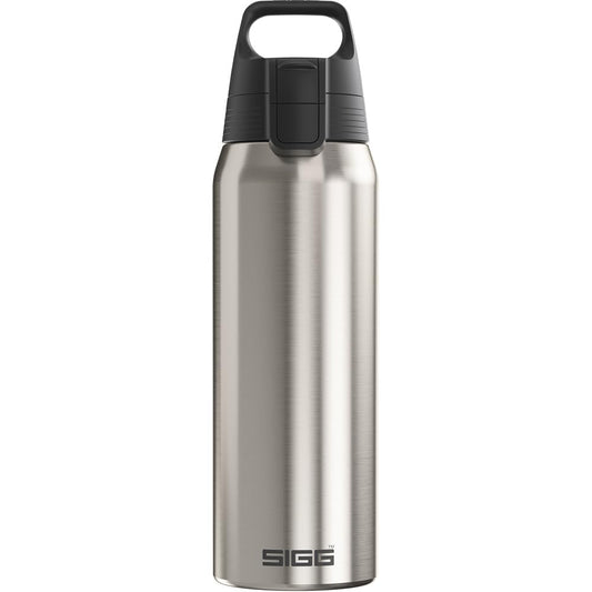 SIGG - Insulated drinking bottle - Thermos bottle Shield Therm One Brushed - carbonated drinks - leak-proof - dishwasher safe - BPA-free - 90% recycled stainless steel - silver - 0.75L - 6217.90