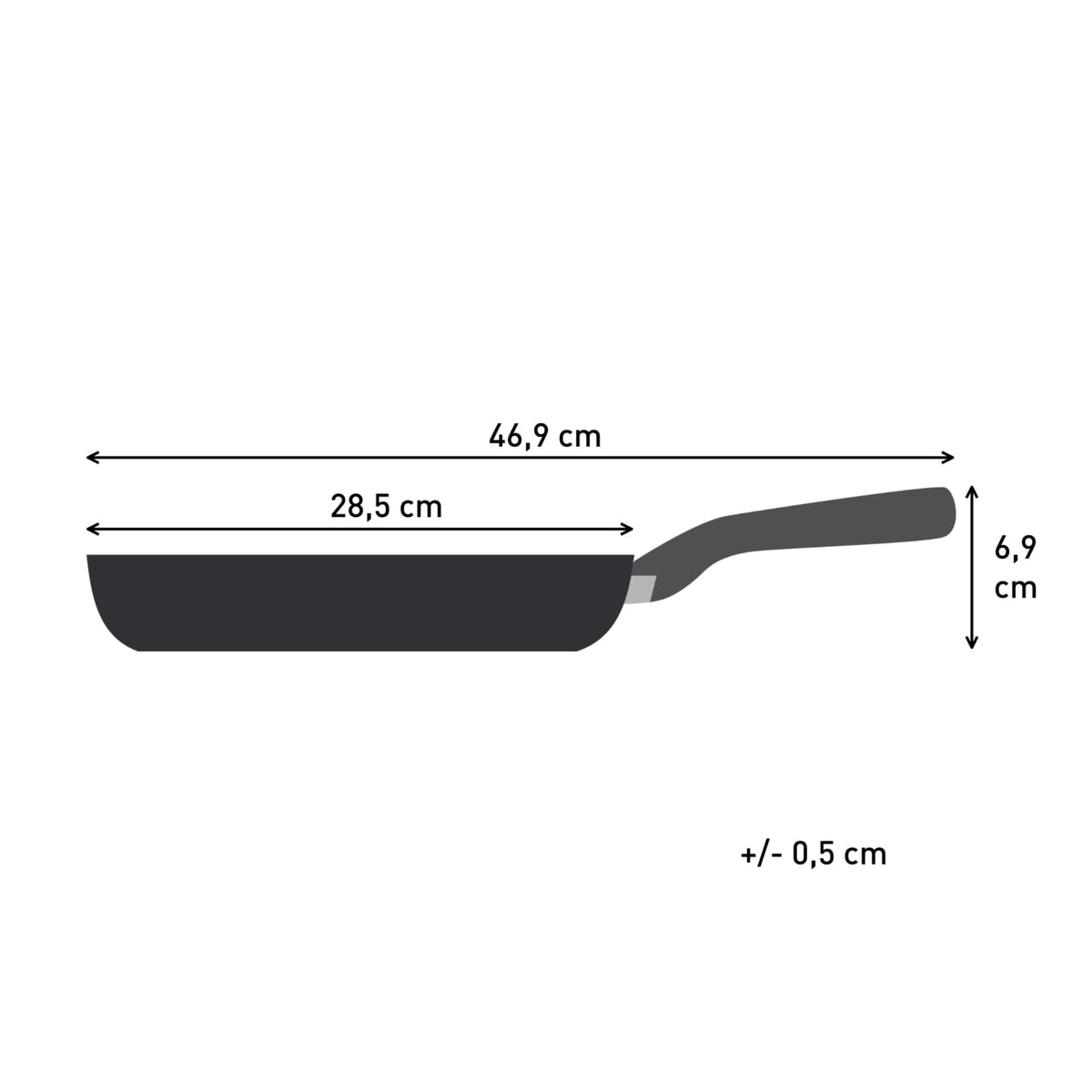 Tefal Explore Stone G7 tigaie 28 cm – tigaie antiaderentă, potrivită pentru inducție, cu Thermo-Signal, acoperire rezistentă la zgârieturi cu aspect de piatră, ideală pentru carne și legume - G01106 - G0110632