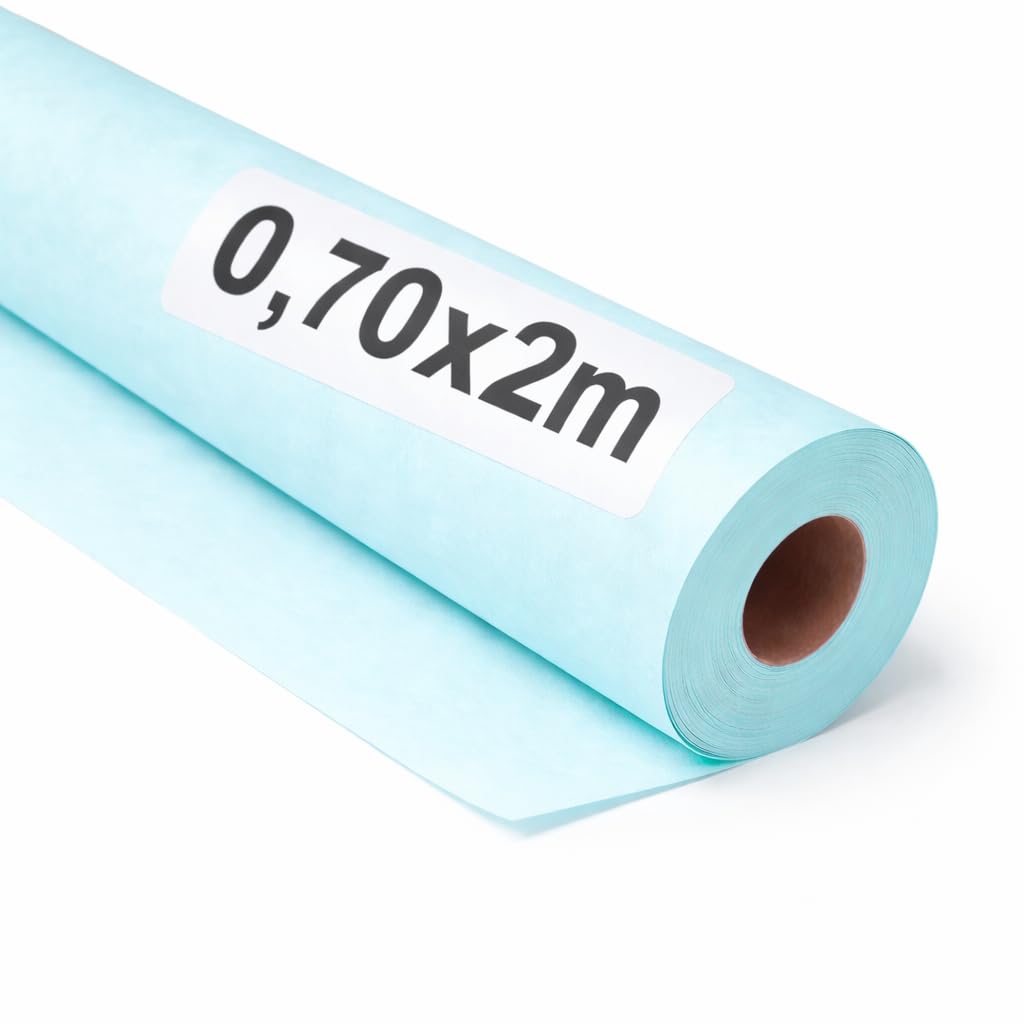 OFITURIA Kraft Paper Blue Pastel - Roll 0.70 × 2 m - 6 Rolls - Wrapping Paper and Packaging Paper - Craft Paper for DIY, Decoration and Sewing Patterns - Tear-Resistant and Easy to Cut - COM620-parent2