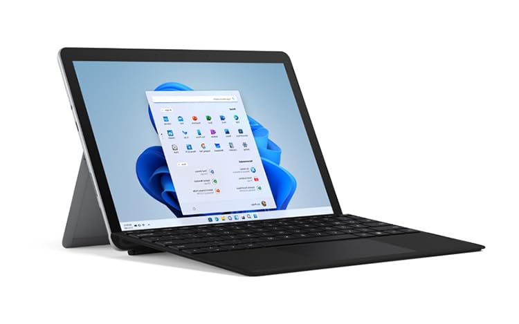 Microsoft Surface Go 2 Touchscreen Laptop, 10.5 Inch FHD (1920 x 1280), Intel Core m3-8100Y, 8GB RAM, 128GB SSD, White, Japanese Keyboard, Windows 11 Pro (Refurbished)