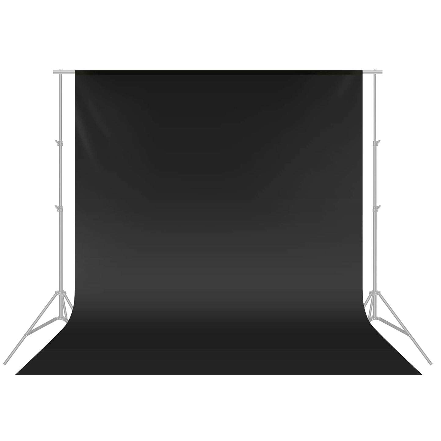 Neewer 3 x 3.6M PRO Photo Studio Premium Polyester Foldable Backdrop Background for Photography, Video and TV (Background ONLY) - BLACK - 10083668@@##2