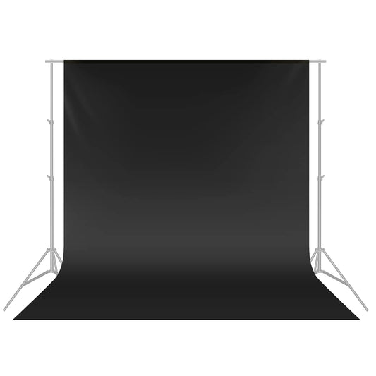 Neewer 3 x 3.6M PRO Photo Studio Premium Polyester Foldable Backdrop Background for Photography, Video and TV (Background ONLY) - BLACK - 10083668@@##2