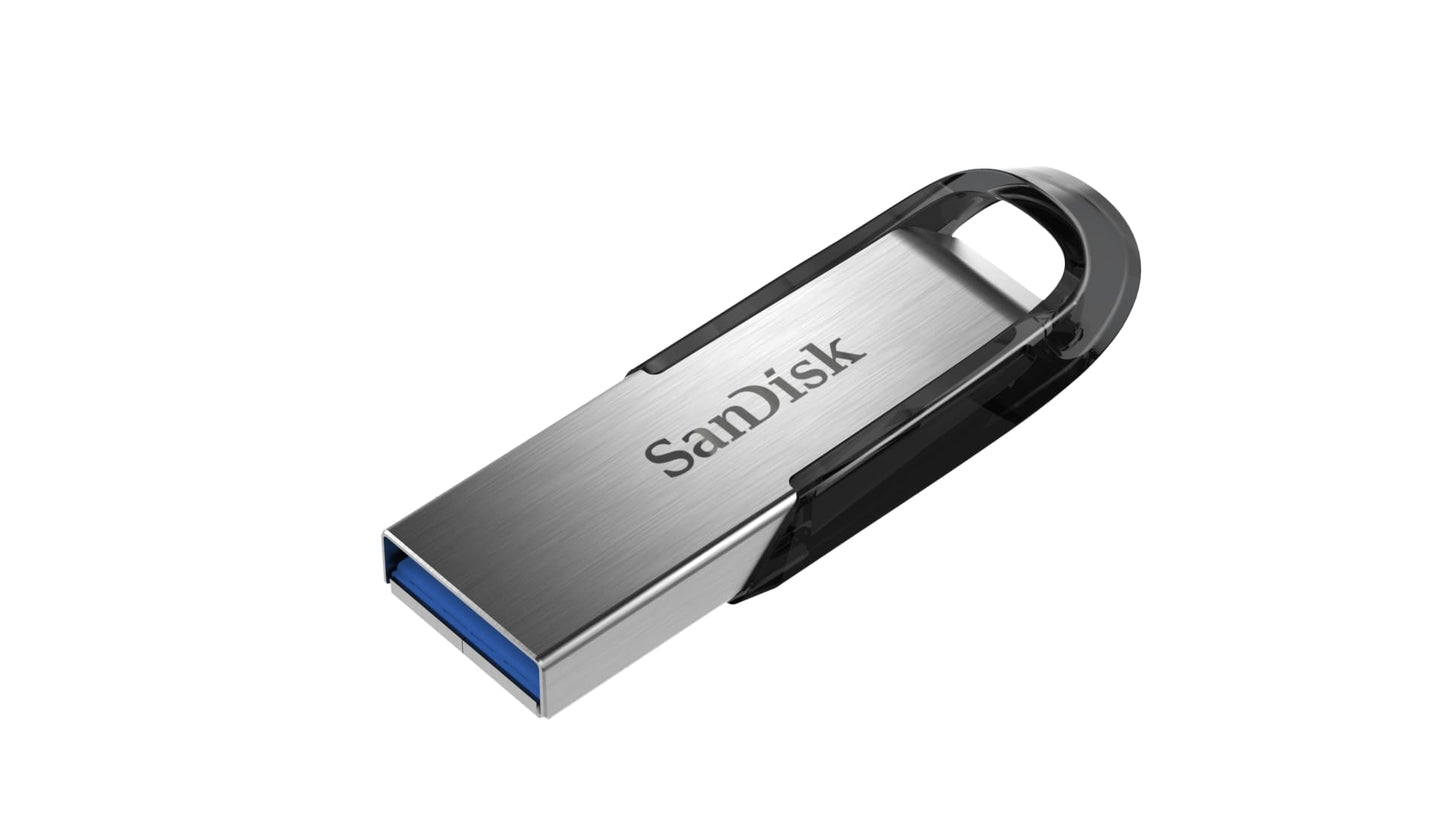 SanDisk Ultra Flair USB 3.0 Flash Drive 64GB (Durable and Elegant Metal Housing, Password Protection, 150MB/s Read) Black - SDCZ73-064G-G46