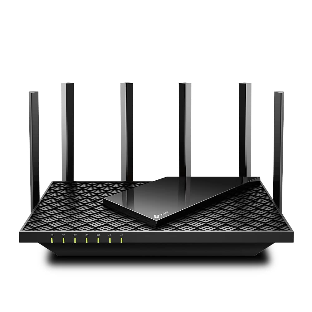 TP-Link Archer AX73 Wi-Fi 6 Gigabit WLAN router (4804 Mbit/s 5 GHz, 574 Mbit/s 2.4 GHz, 4 × Gigabit LAN ports, 1 × USB 3.0 port, HomeShield), does not support DSL function