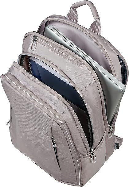 Logitech Pebble 2 Combo, wireless keyboard and mouse, quiet and mobile, German QWERTZ layout, white + Samsonite Guardit Classy -14.1 inch laptop backpack - 920-012203