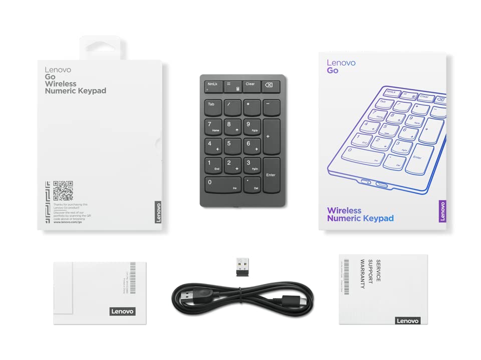 Lenovo Go Wireless Numeric Keypad, gray - GY41C33979