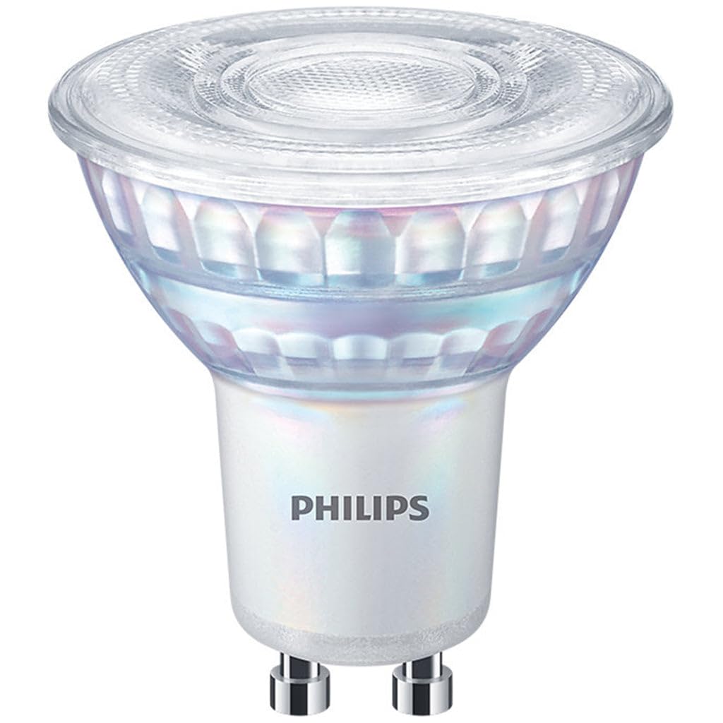 Philips LED Classic GU10 lamps Warm Glow pack of 2 (35 W), dimmable reflector LED spots with warm white light, energy-saving lamps with a long useful life, warm glow dimmable - 929002065518