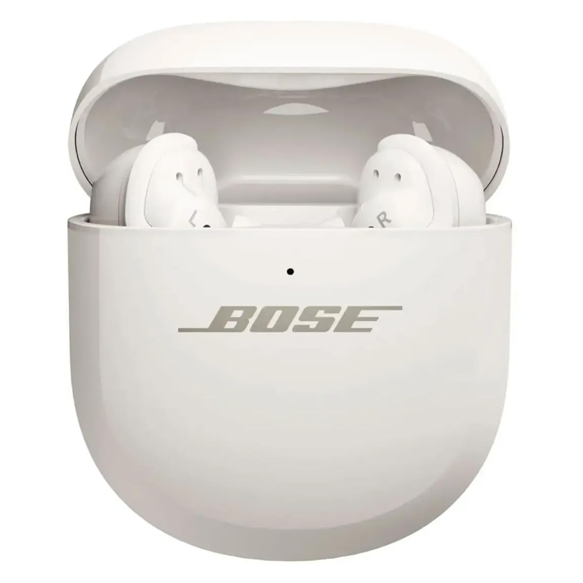 Bose QuietComfort Ultra Bluetooth Earbuds (2nd Gen), Wireless Noise Canceling Earbuds, Up to 6 Hours Battery Life, IPX4 Rating, 360 Degree Sound, Deep Bass, Smoke White - 896637-0020