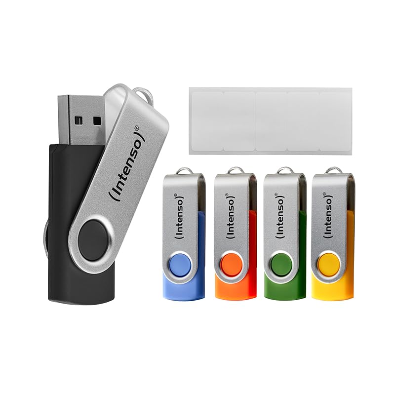 Intenso Basic Line USB 2.0 Stick Set, multicolored, 20x 4GB - 3503552