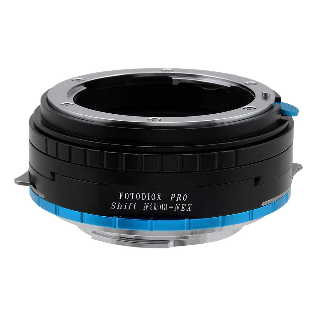 Fotodiox Pro Shift Lens Mount Adapter Compatible with Nikon F-Mount G-Type Lenses on Sony E-Mount Cameras - NikG-SnyE-Pro-Shift
