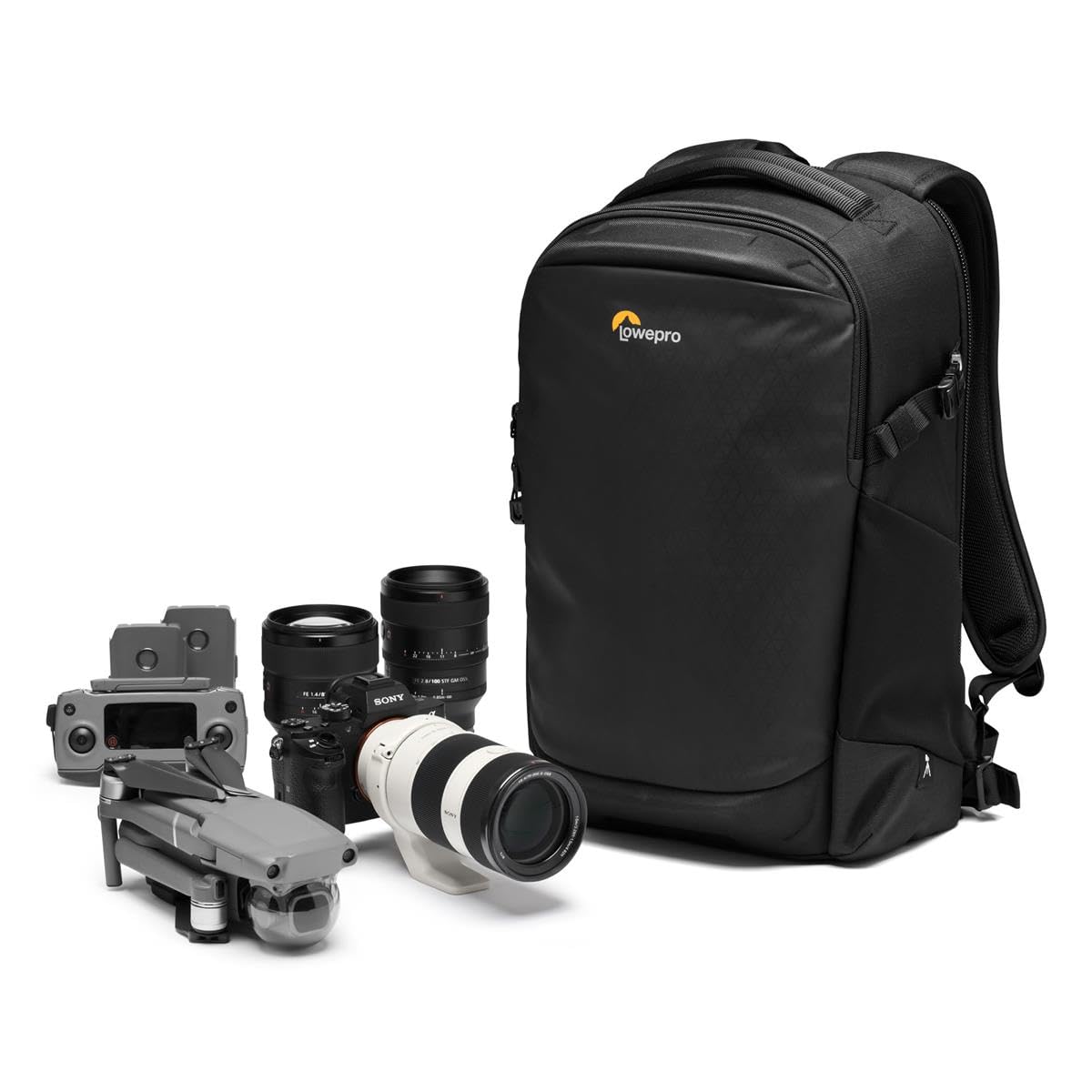 Lowepro Flipside BP 300 AW III camera backpack for mirrorless/DSLR cameras - black - rear and side access - adjustable compartment dividers - for mirrorless cameras such as Sony α7 - LP37350-PWW