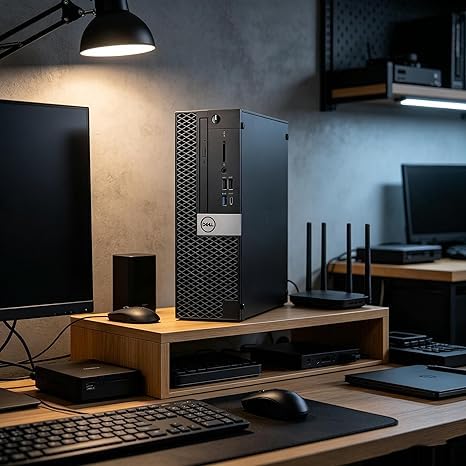 Dell Optiplex 7040 SFF Desktop PC Computer, Intel Core i7-6700T, 16 GB RAM, 256 GB SSD, USB-WLAN+BT, US QWERTY Keyboard, Windows 11 Pro (Refurbished)