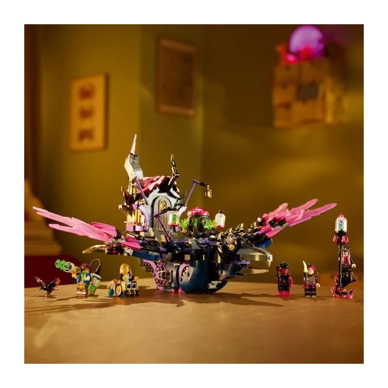 LEGO DREAMZzz 3in1 The Never Witch's Midnight Raven Animal Toy for 9 Plus Year Old Boys & Girls, Rebuild a Fantasy Hut as a House, Spider or Bird Figure, Birthday Gift Idea 71478