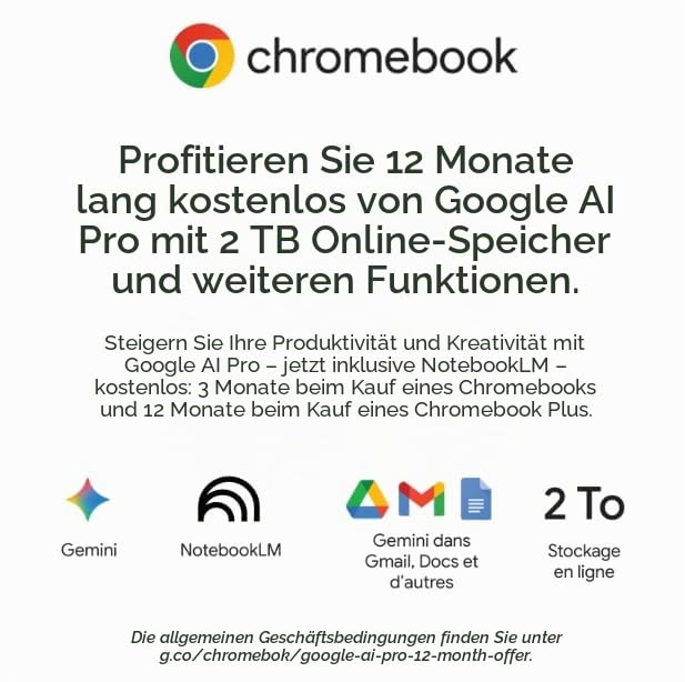 ACER Chromebook 314 (CB314-6H-35T7) Laptop 14 Zoll | Intel Core i3 | 8 GB RAM | 128 GB eMMC | ChromeOS - NX.JP7EF.001