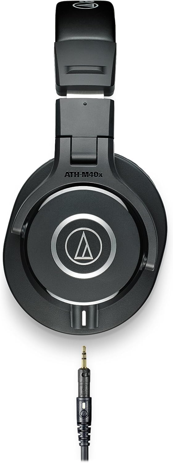 Căști de monitorizare profesionale Audio-Technica M40x negre - ATH-M40x