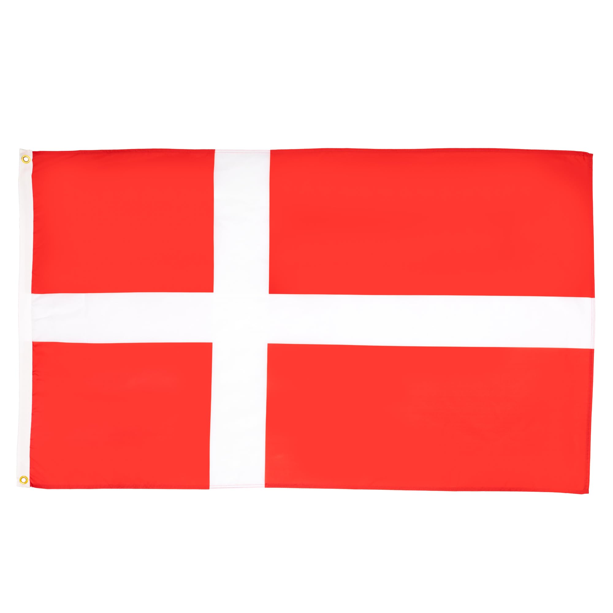 AZ FLAG - Flag of Denmark - 250x150 cm - Large Danish flag 100% polyester with brass eyelets - 300g - K_52