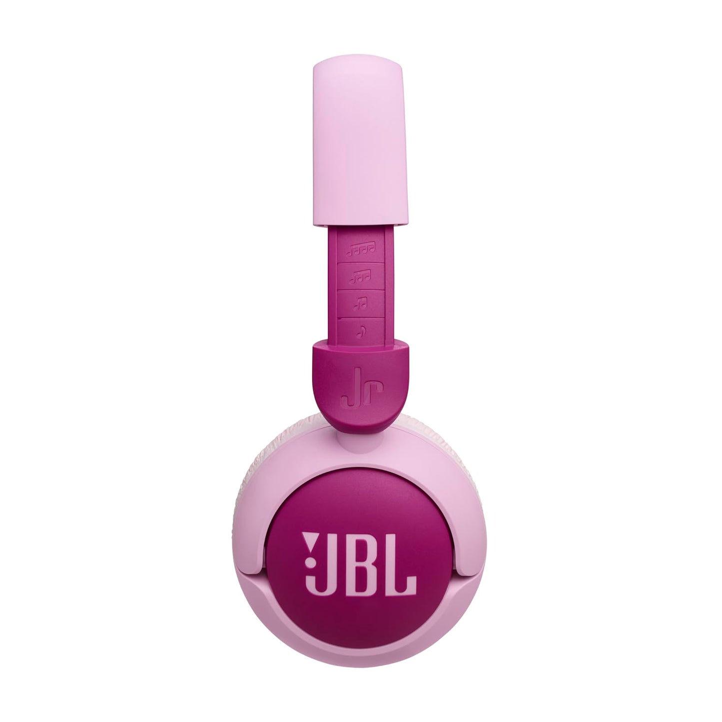 JBL Junior 320 BT, wireless on-ear Bluetooth headphones with built-in microphone for children, 50 h playback, JBL Safe Sound, low volume, easy to use and sticker set, purple - JBLJR320BTPUR
