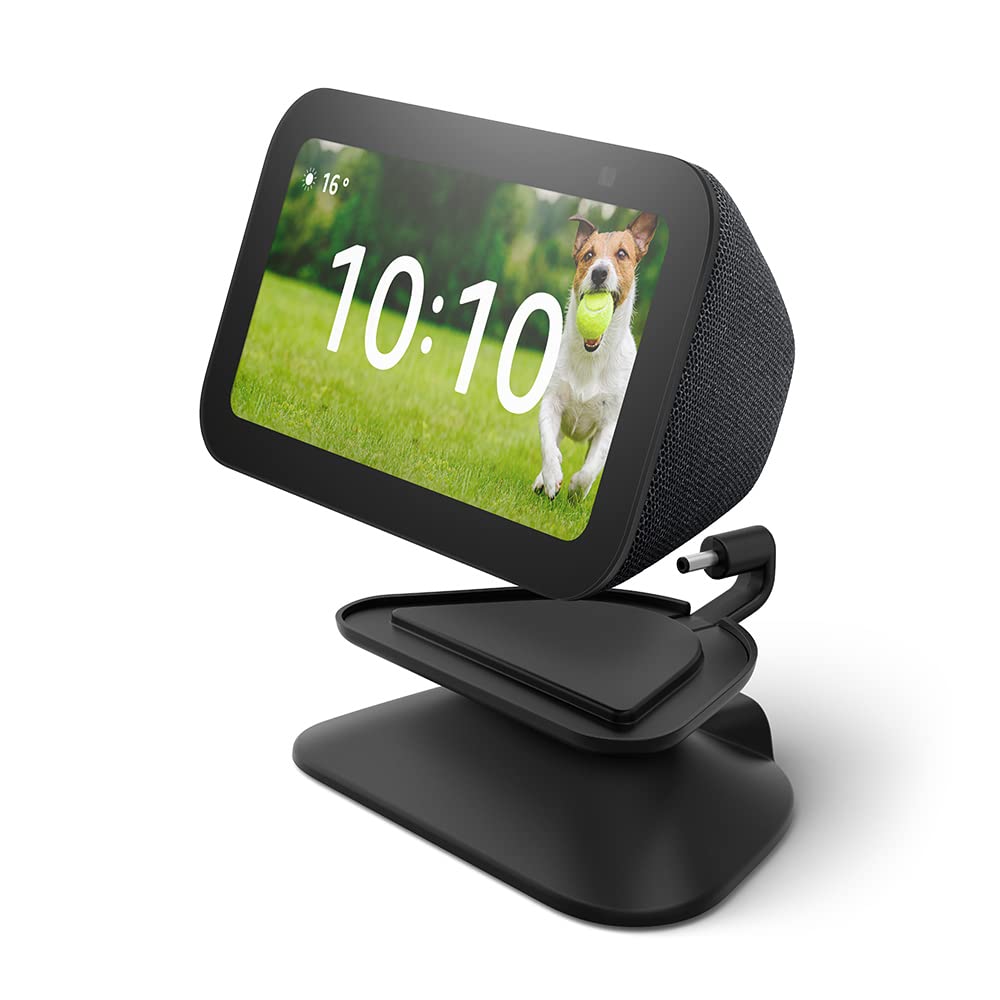 Adjustable Stand with USB-C Charging Port for Echo Show 5 (3rd Gen) | anthracite - 53-031018