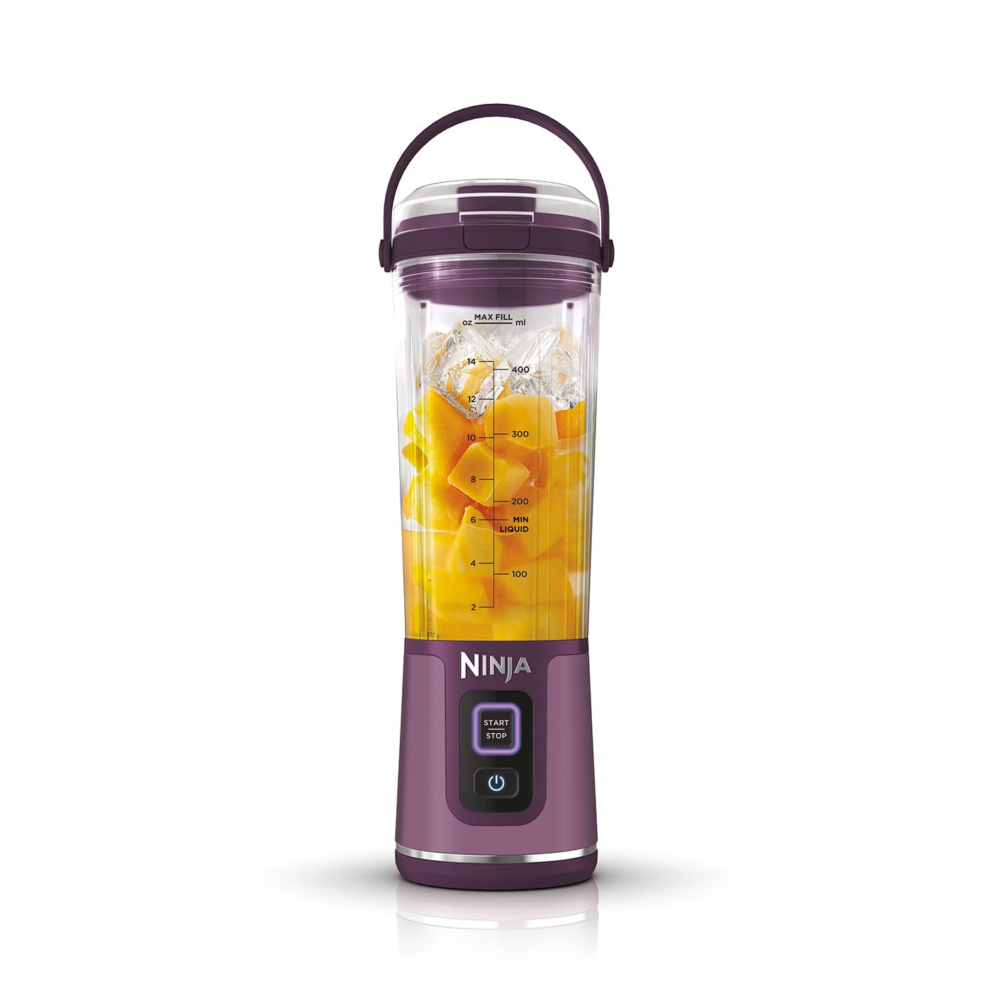 Ninja Blast Portable Mixer/Blender/Smoothie Maker, 530ml Cup, Purple - BC151EUPR