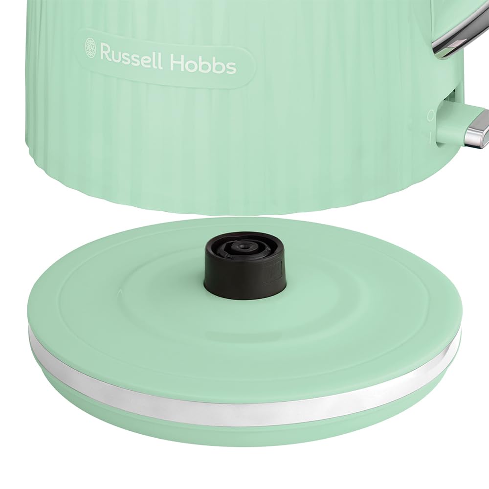 Russell Hobbs Kettle, 1.7 l, Pistachio, Stainless Steel Accents, 2400 Watts - 27364-70